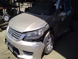 2014 HONDA ACCORD, TAN, EX-L, 2.4L, AT,   A25106